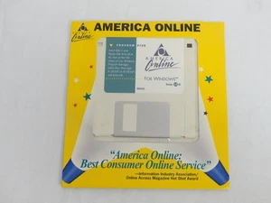 AOL America Online For Windows Version 2.0 Sealed Mailer 3.5” Floppy Disk - Picture 1 of 5