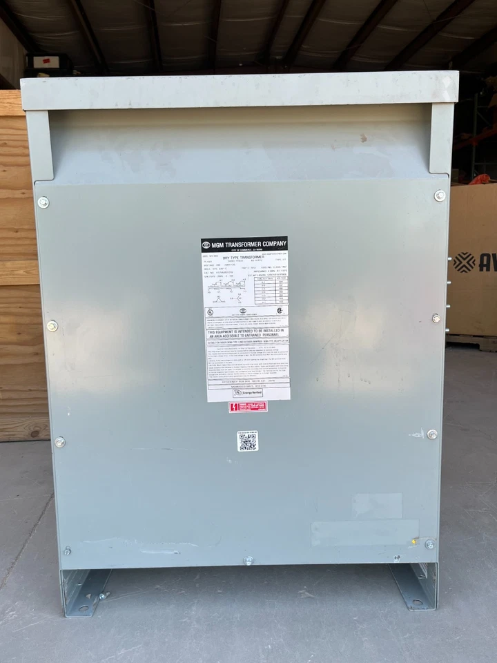 TRANSFORMADOR 3PH MGM HT75A3B2-D16 75KVA PRI.480 SEC.208/120 Foto 1 de 3