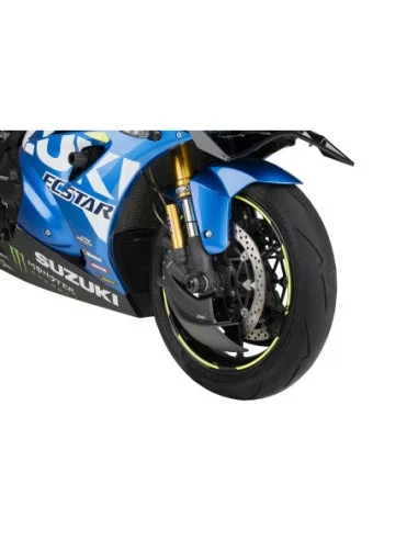 CONDOTTI RAFFREDDAMENTO FRENI PUIG PER SUZUKI GSX-R 1000 2009 > 2016 NERO COPPIA - Immagine 1 di 1