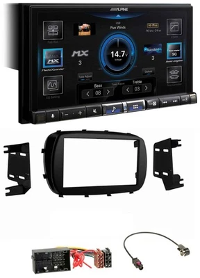 Alpine DAB 2DIN USB Bluetooth MP3 Autoradio für Fiat 500X (ab 2015) - Bild 1 von 4