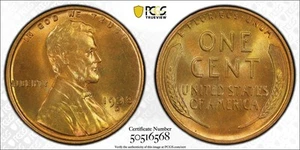 1938-D Toned Superb Gem BU Lincoln Cent ~ PCGS MS67RD ~ TrueView - Picture 1 of 5
