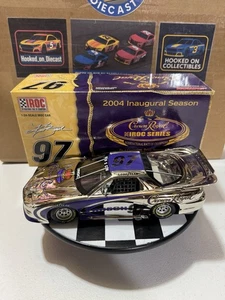 RARE* Kurt Busch #97 Crown Royal CHROME IROC 2004 1/24 NASCAR Diecast - Picture 1 of 15