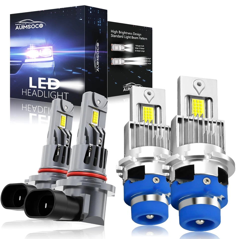 4X 9005 D4S Kit de faros LED bombillas haz alto bajo para Lexus IS F 2008 2009-2014 Foto 1 de 4