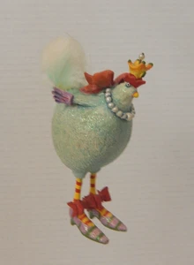 Patience Brewster * Three French Hens - 1 Only of a 3 set Christmas Ornament - Picture 1 of 7