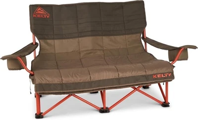 Nido de sofá de dos personas Kelty Low - Silla de camping para dos personas con 2 mantas extraíbles Foto 1 de 4