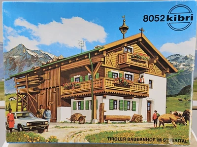 Vintage Kibri HO Scale Model Kit- Alpine Farm House in Tyrol  #8052 - Image 1 of 4