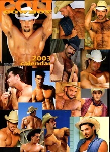 Colt Men Like Playgirl Hairy Cowboy Real Men Kalender 2003! RUSTY JEFFERS TONY - Bild 1 von 2