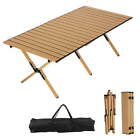 Rectangle Outdoor Picnic Folding Table with Carry Bag, 47.25" x 23.23" x 17.72"