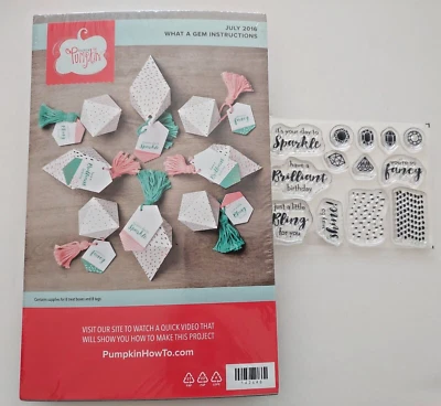 Kit de calabaza de papel julio de 2016 QUÉ JOYA artesanía recarga leer descripción - sin tinta* Foto 1 de 2