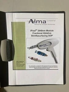 Alma Lasers iPixel 2940nm Module Fractional Ablative SkinResurfacing Manual - Picture 1 of 1