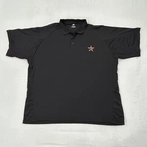 Houston Astros MLB Baseball Black Casual Athletic Golf Polo Shirt Men’s Size 2XL - Picture 1 of 7