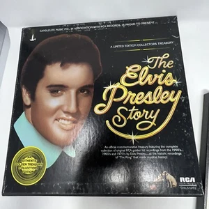 1977 VERY GOOD ELVIS-Elvis Presley Story  5 LPS SET 33 - Picture 1 of 5
