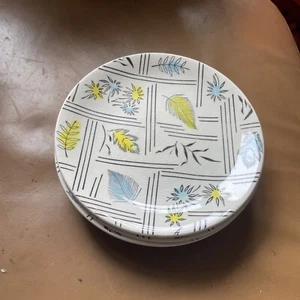 Bins Set Of 6 X broadhurst pottery Calypso Dish Extremely Rare 6.5” - Picture 1 of 5
