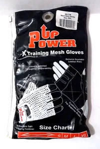 Up Power Fingerless Training Black Mesh Genuine Goatskin & Leather Glove XXL New - Bild 1 von 6