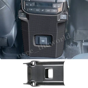 Rear Air Condition Vent Cover For Toyota Grand Highlander 2024-2025 Carbon Fiber - Picture 1 of 8