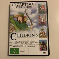 10 Cartoon Collection Children's DVD Postage in Australia Region All