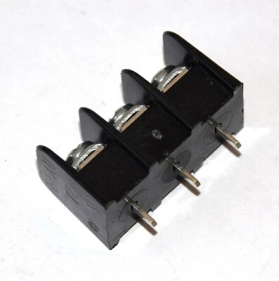 Connecteur / Bornier à vis pour CI - 3 contacts - Montage traversant - Lot de 5 - Imagen 1 de 2