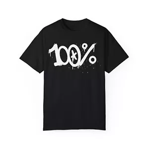 100% Urban Graffiti Art Style Quote :: Unisex Garment-Dyed T-shirt - Picture 1 of 11