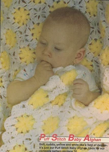 Puffstich Baby Afghan Häkelanleitung Anleitung - Bild 1 von 1
