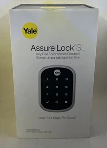 Yale Assure Lock SL (New) - Key Free Touchscreen Door Lock in Black Suede - Picture 1 of 1
