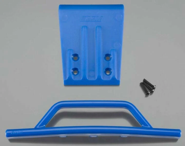 NEW RPM Front Bumper & Skid Plate Blue Slash 2wd - Image 1 of 1