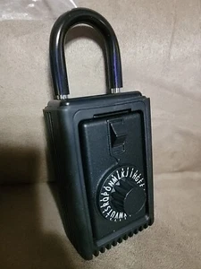 Kidde Access Point Key Safe 00524 Original 3-Key Portable Spin Dial Black - Picture 1 of 4