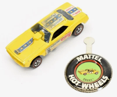 Hot Wheels Redline Snake Funny Car 1969 Mattel USA - Image 1 of 4