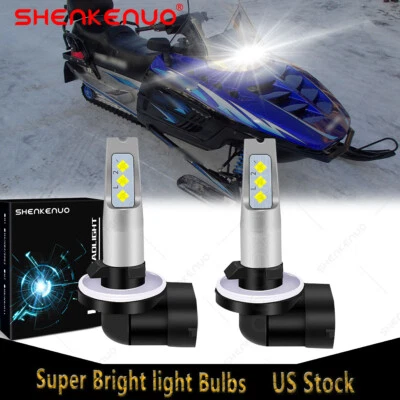 2 bombillas de faros SUPER LED para Polaris Classic 500 2000-2001 y 600 2001-2003 EE. UU. Foto 1 de 4