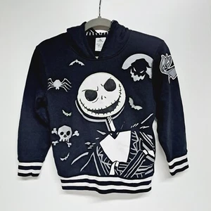 Disney Nightmare Before Christmas Jack Youth Sz 7/8 Hoodie Sweatshirt Zero Glow - Picture 1 of 4