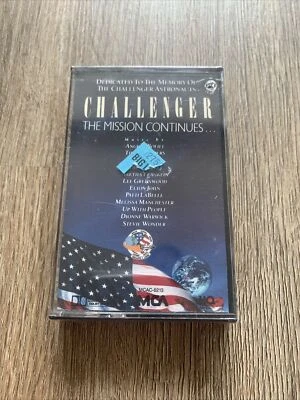 SPACE SHUTTLE CHALLENGER THE MISSION CONTINUES New SS Cassette Tape(John Denver) - Image 1 of 3