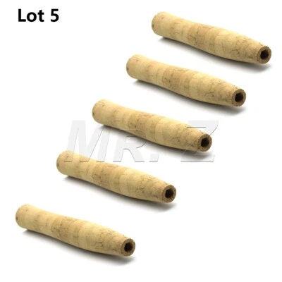5 PCS 7" Grade A Pure Cork Fly Fishing Rod Building Repair Grip Replacement DIY - Image 1 of 4