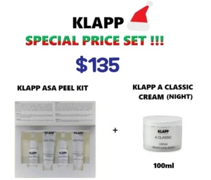 KLAPP ASA PEEL KIT + KLAPP A Classic Cream (Night) 100ml - Picture 1 of 1