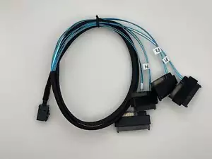 SFF-8643 do 4 SAS SFF-8482 1m - Zdjęcie 1 z 2