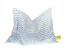 Cuscino alle erbe cuscino per dormire raffreddore miniblings 25x19 cm bianco scritta...