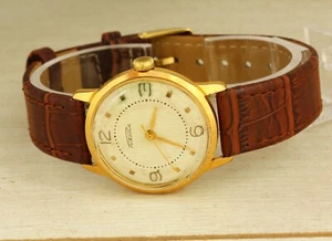 1960's Raketa Baltica 2609 USSR Soviet gold plated men's watch, 16 jewels Export - Picture 1 of 11