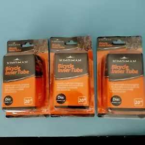 Lot of 3 20" Inch Kingman Bicycle Inner Tube Tire 20" X 1.75-2.125" *NEW* - Picture 1 of 3