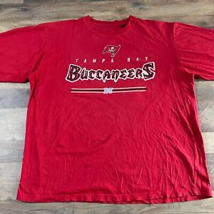 Tampa Bay Buccaneers Men's T-Shirt Size XLT Red Long Sleeve Apparel Football