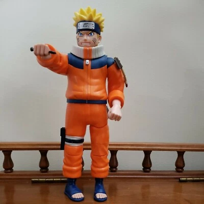 Figura de acción Shonen Jump Naruto Uzumaki Mattel 11" 2002 Punch Slashing Action Foto 1 de 4