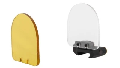 Protector de mira telescópica Lancer Tactical Airsoft montada en riel punto rojo negro Foto 1 de 4