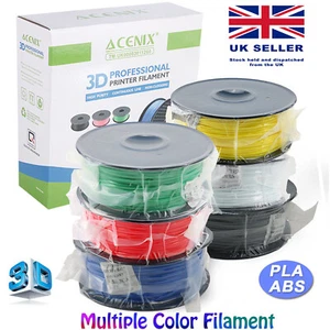 ACENIX? 1KG 3D-Printer filament ABS/PLA 1.75mm makerbot Huxley Leapfrog - UK - Picture 1 of 9