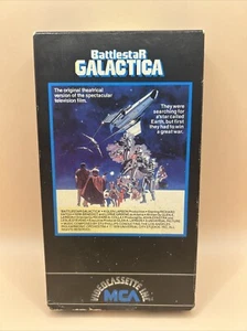 MCA Battlestar Galactica VHS 1980 seltenes Kult Sci-Fi MCA RAINBOW 1984 Band - Bild 1 von 17