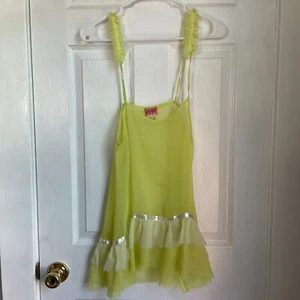 Free People Intimately neon yellow cami tank top size XS womens - Picture 1 of 8