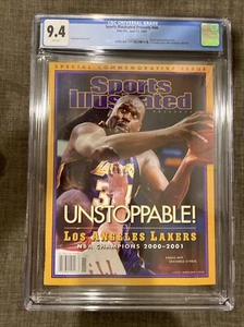 2001 Lakers Special  Sports Illustrated CGC 9.4 - Kobe Shaq Pop 1 None Higher! - Picture 1 of 4