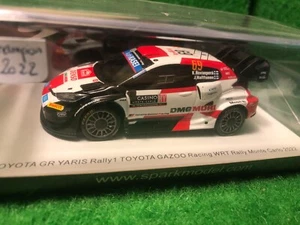 TOYOTA GR YARIS K.ROVANPERA/J.HALTTUNEN RALLYE MONTE CARLO 2022 SPARK S6692 1/43 - Bild 1 von 1