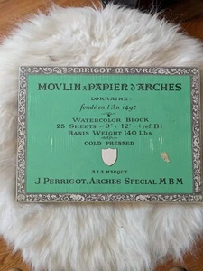 Movlin A Papier d Arches Watercolor Block Paper, Cold Pressed, 25 Sheets - Picture 1 of 4