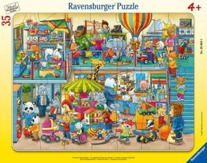 Animal Toy Store 35 Piece Tray Jigsaw Puzzle Ravensburger New - Picture 1 of 1
