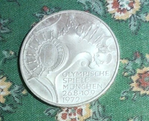 @@ 10 Deutsche Mark Gedenkmünze, Olympische Spiele München , 1972, D, Silber - Bild 1 von 2