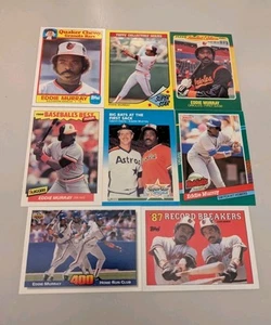 Eddie Murray 8 verschiedene Baseballkarten sehr guter Zustand Orioles Dodgers & Mets - Bild 1 von 1