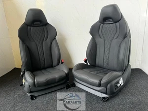 Sedili multifunzione originali BMW G05 G06 G07 M Sportcomfort pelle nero - Foto 1 di 12