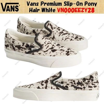 Vans Premium Slip-On Pony Hair White VN000EEZY28 Herren Gr. - Bild 1 von 4
